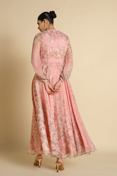 Juri Printed Kaftan - Blush